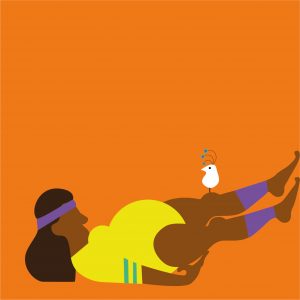 Kaart van een van de vector illustraties uit de pretgo serie
