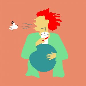 Kaart van een van de vector illustraties uit de pretgo serie