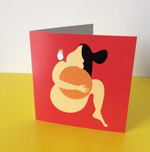 zwanger, preggo, illustratie
