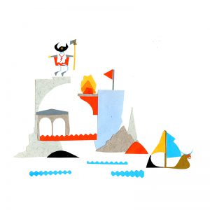 Vicking paper art